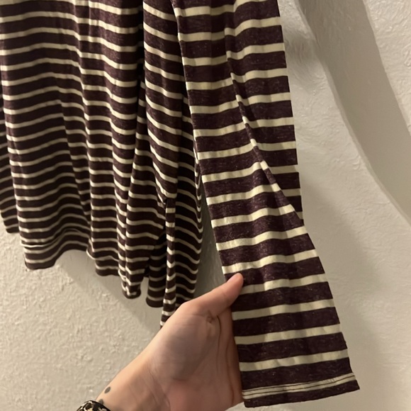 FP Beach Oversized Striped Dolman Sleeve Tunic Top PTP29 I Believe It’s M To XL - Picture 8 of 9